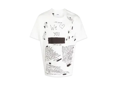 doublet Graphic T-shirt "White"