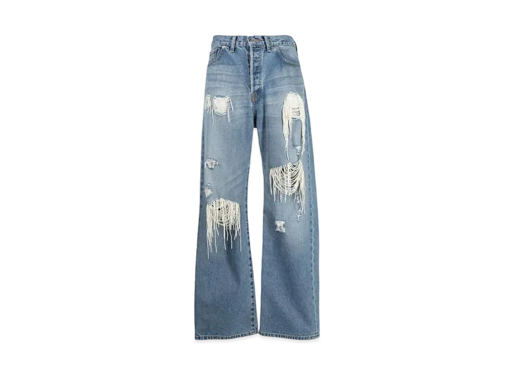 doublet Damag Wide Jeans "Denim"