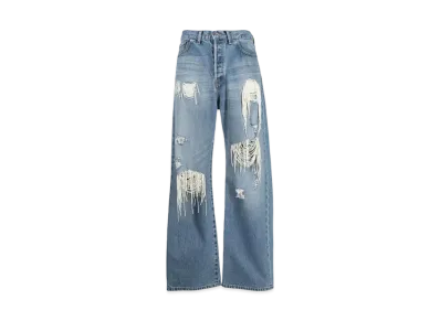 doublet Damag Wide Jeans "Denim"