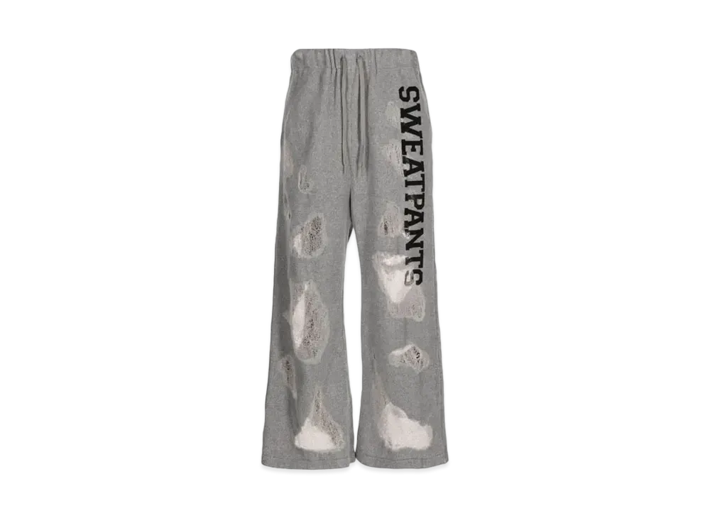 doublet Damag Wide Track Pants "Ash Grey"