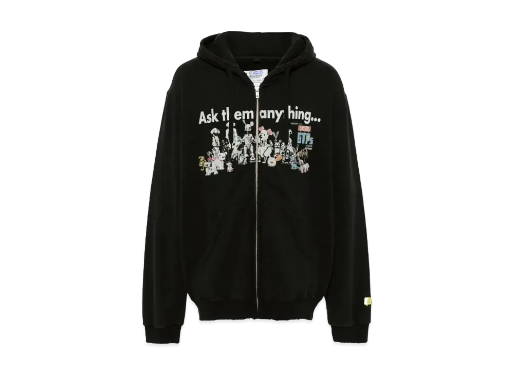doublet Animal Pattern Parker "Black"