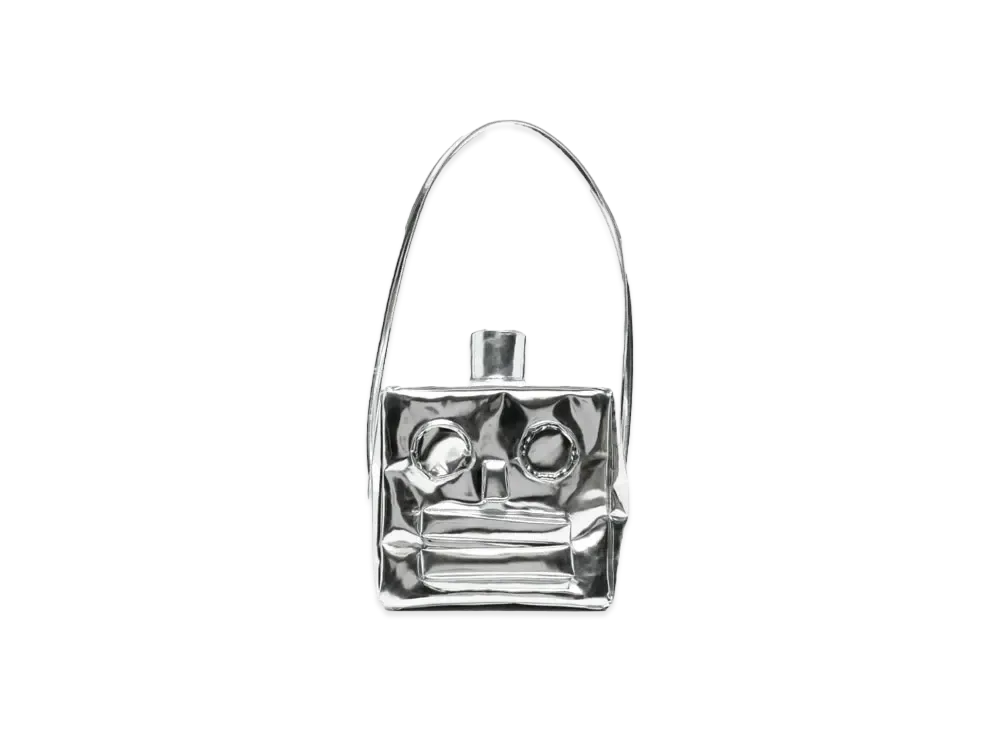 doublet Robot Head Shoulder Bag L "Silver Tone"