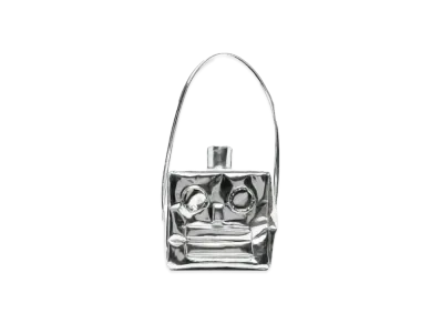 doublet Robot Head Shoulder Bag L "Silver Tone"