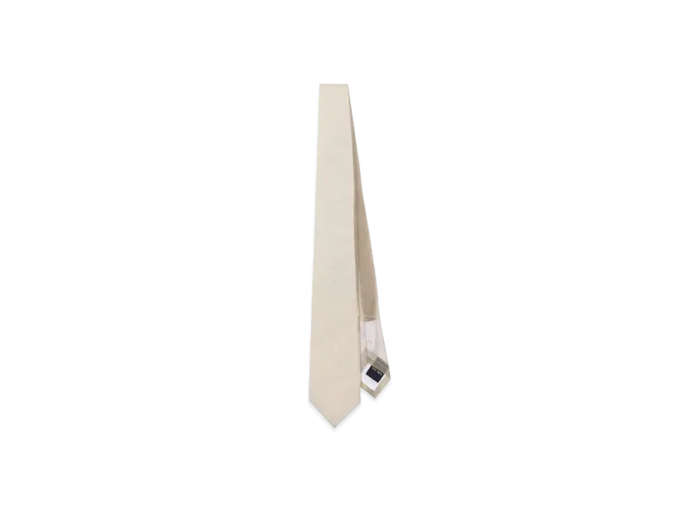doublet Silk Necktie "Sand Beige"
