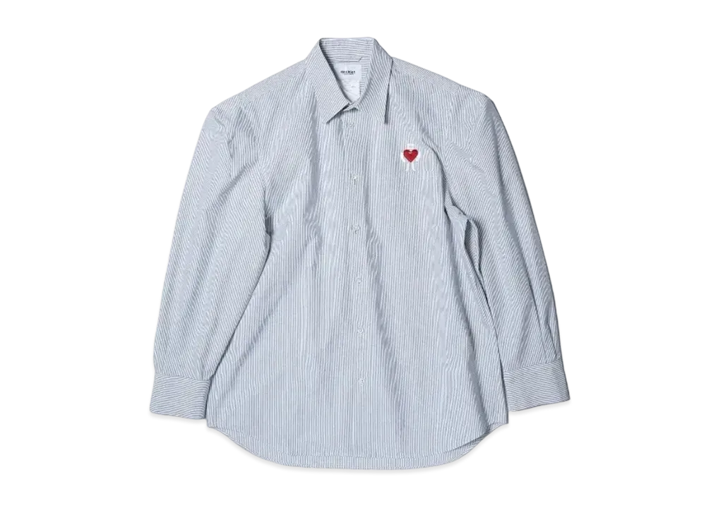 doublet Robot Shoulder Shirt "White/Black"