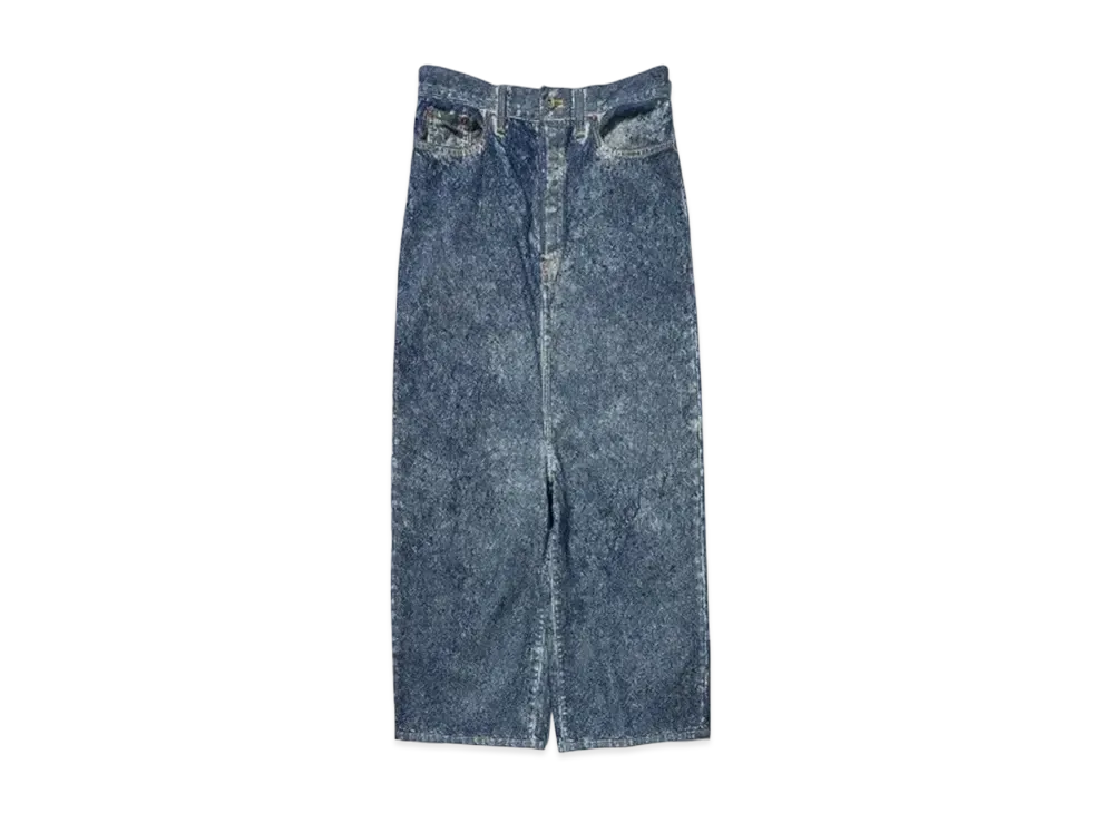 doublet Acid Wash Denim Pants "Indigo"
