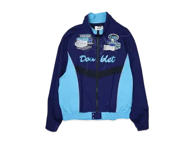 doublet A.I. Patches Embridery Track Jacket "Navy/Blue"