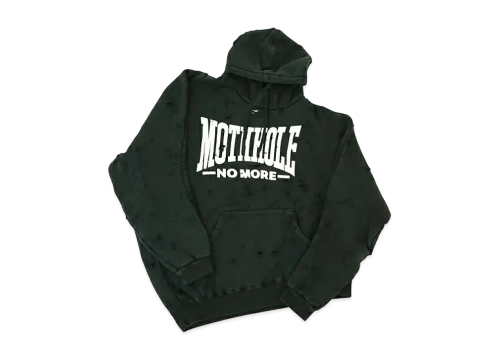 doublet Zombie Silhouette Hoodie "Black"