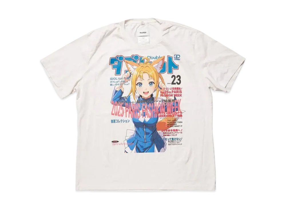 doublet Anime Print T-Shirt "Fox"