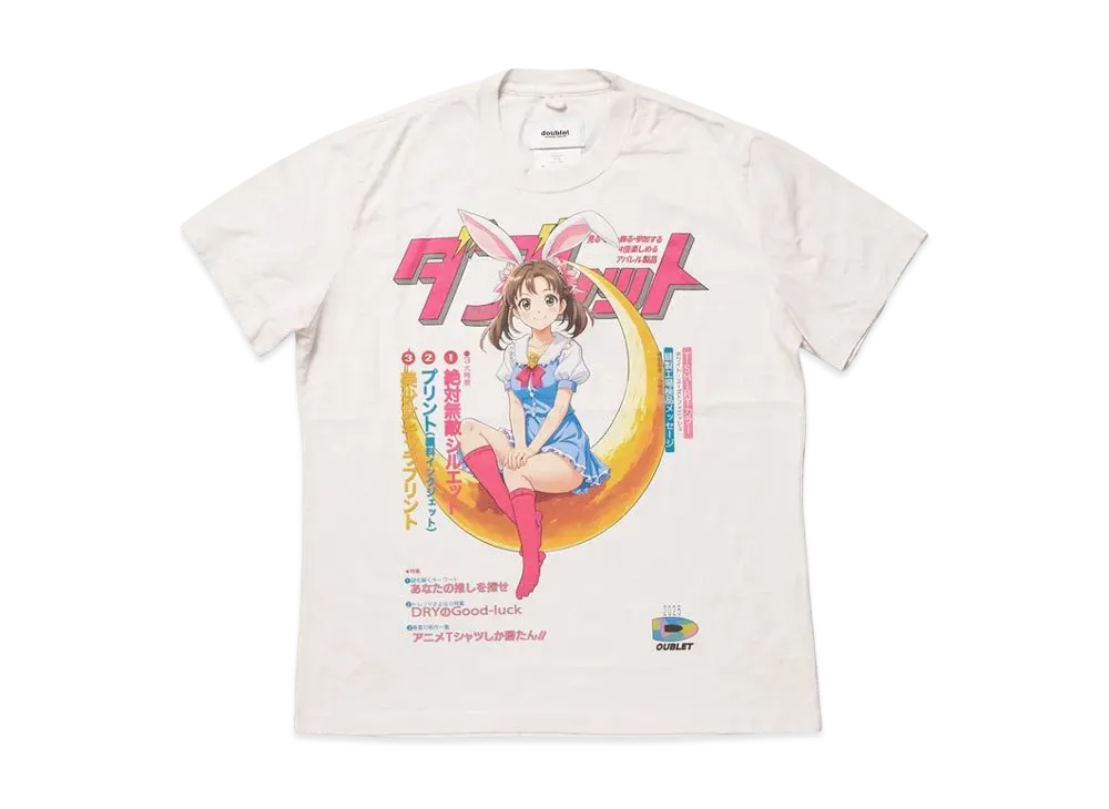 doublet Anime Print T-Shirt "Rabbit"