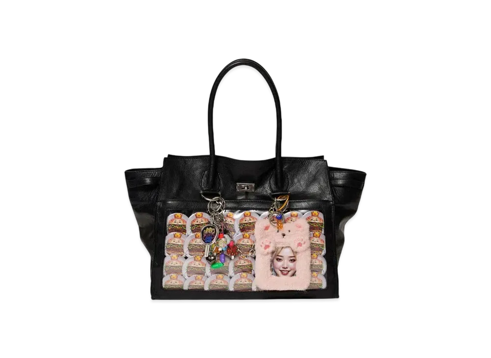 doublet Ita Leather Bag "Black"