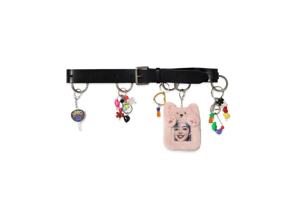 doublet Ita Leather Belt "Black"