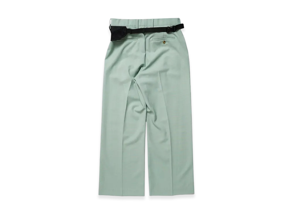 doublet Tailored Trousers With Waist Pouch "Lime"
