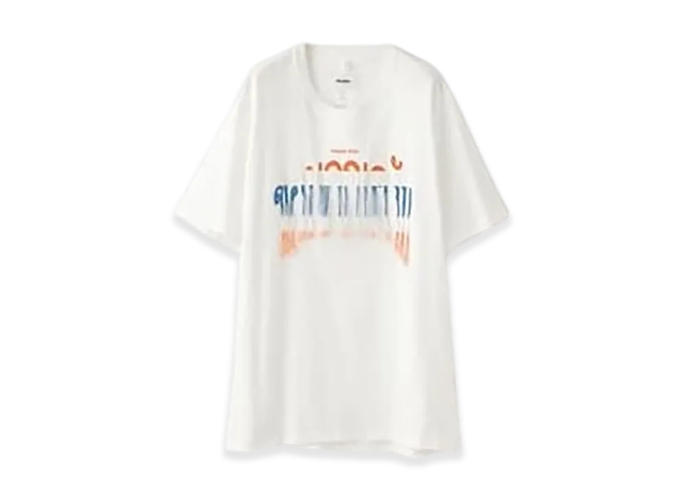 doublet Thank You Fringe Embroidery T-Shirt "White"