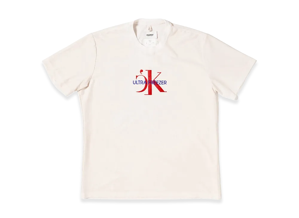 doublet Ultra Freezer Print T-Shirt "White"