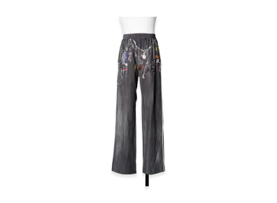 doublet Embroidered Chain Track Pants "Charcoal"