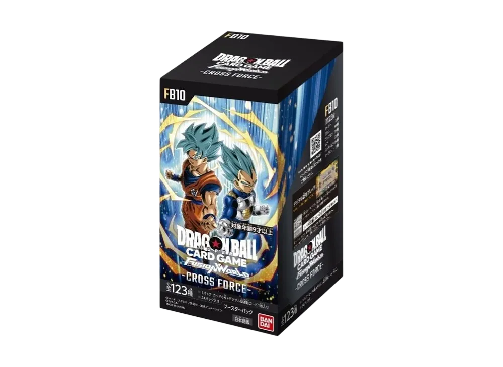 DRAGON BALL SUPER CARD GAME FUSION WORLD Booster Pack "CROSS FORCE" Box