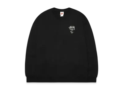 Nike x Stussy International Crewneck Sweatshirt (Asia Size) "Black" DC4199-010