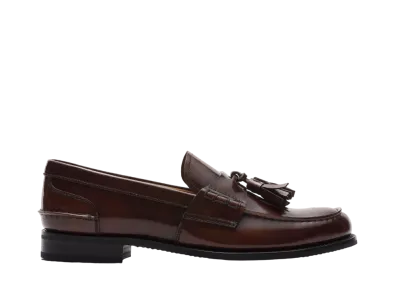 Church’s Women's Tiverton W Calfskin "Tabaco" DD0086_9EM_F0AEY Rubber Sole