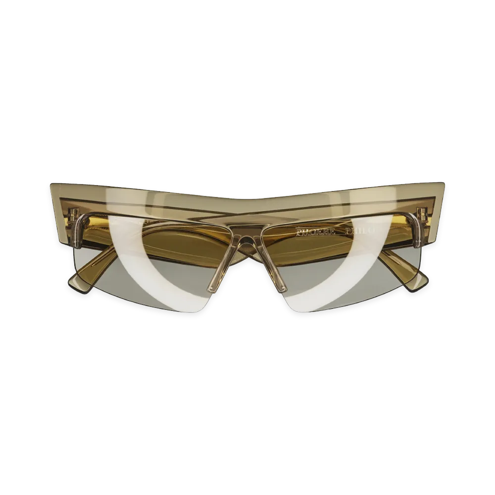 PHOEBE PHILO Women's Sunglasses "Khaki"