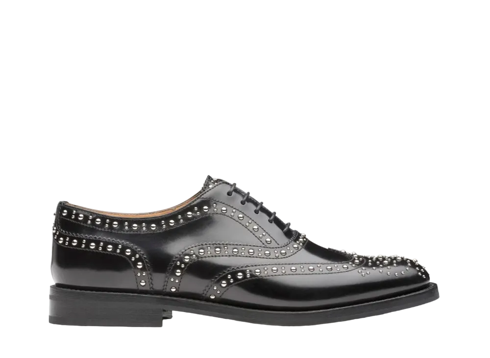 Church’s Burwood Met. Polished Binder Calf "Black" DE0002_9XV_F0AAB_F_B000 Diamond Rubber Sole