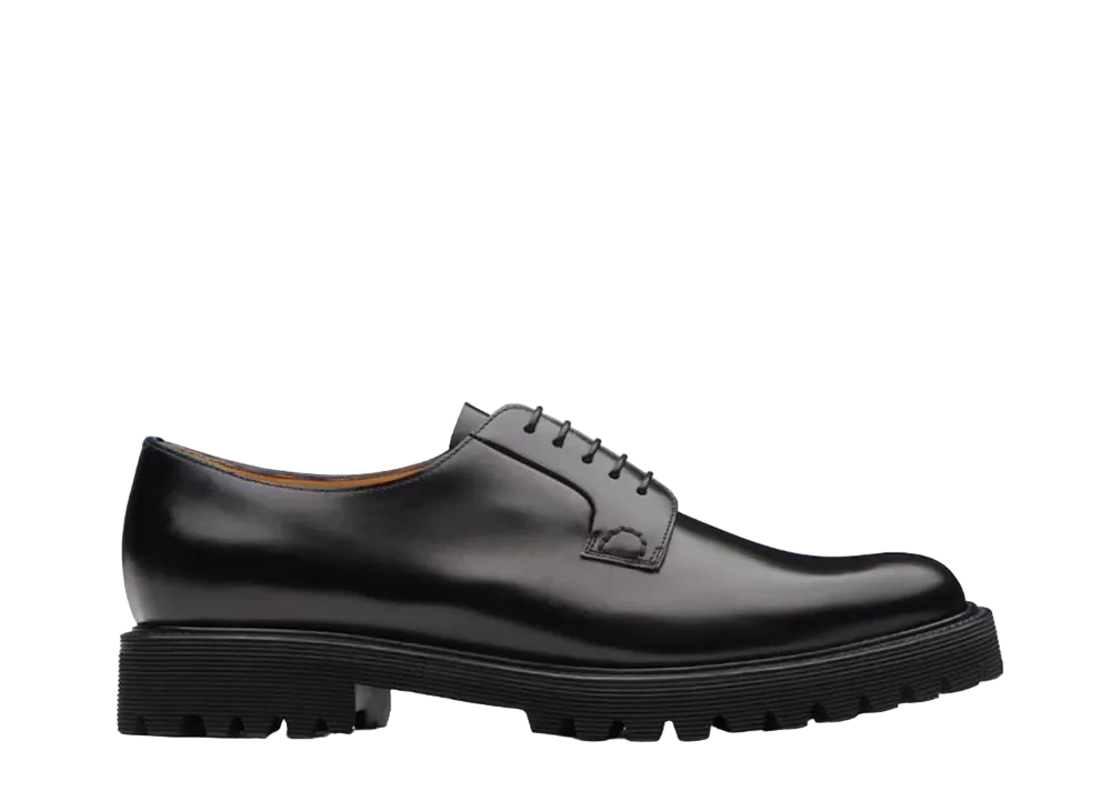 Church’s Women's Shannon T Calfskin "Black" DE0206_9SN_F0AAB Lightweight St Moritz Rubber Sole