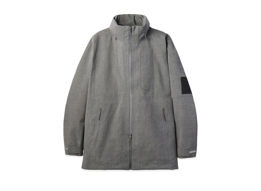 DESCENTE Allterrain Hard Shell Wool Blouson "Heather Gray"