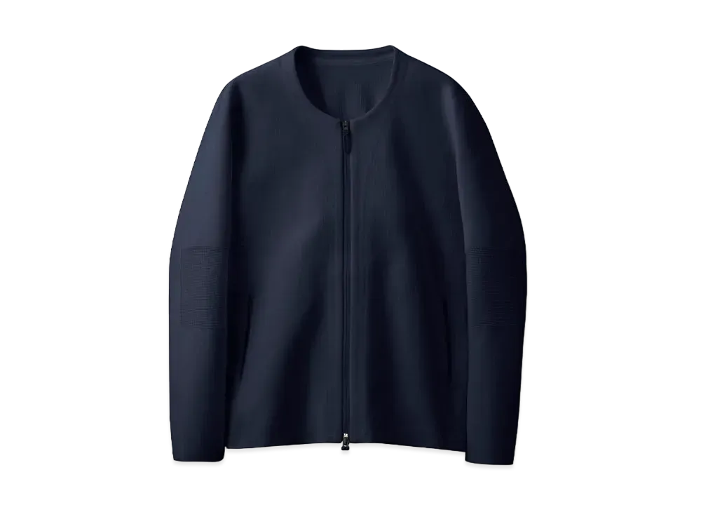 DESCENTE Allterrain Usionknit No Collar Cardigan "Navy"