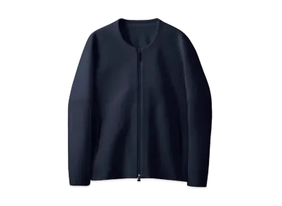 DESCENTE Allterrain Usionknit No Collar Cardigan "Navy"