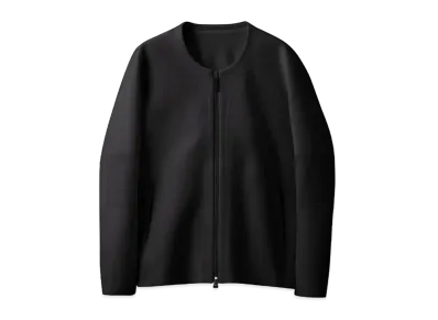 DESCENTE Allterrain Usionknit No Collar Cardigan "Black"