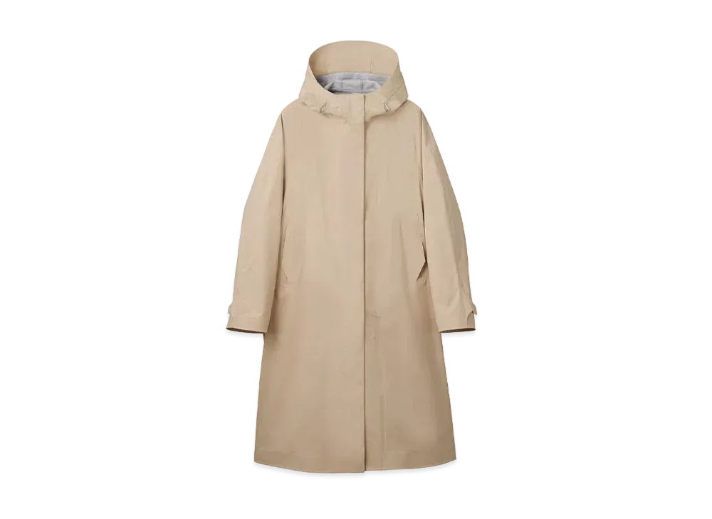 DESCENTE Allterrain Waterproof Long Shell Jacket Iris-Lc "Beige"