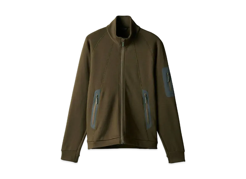 DESCENTE Allterrain 81 Power Stretch Pro F/Z Jacket "Khaki"