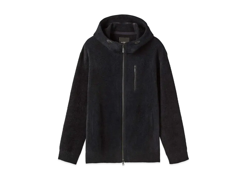 DESCENTE ALLTERRAIN Fusion Knit Fullzip Hoodie "Black"