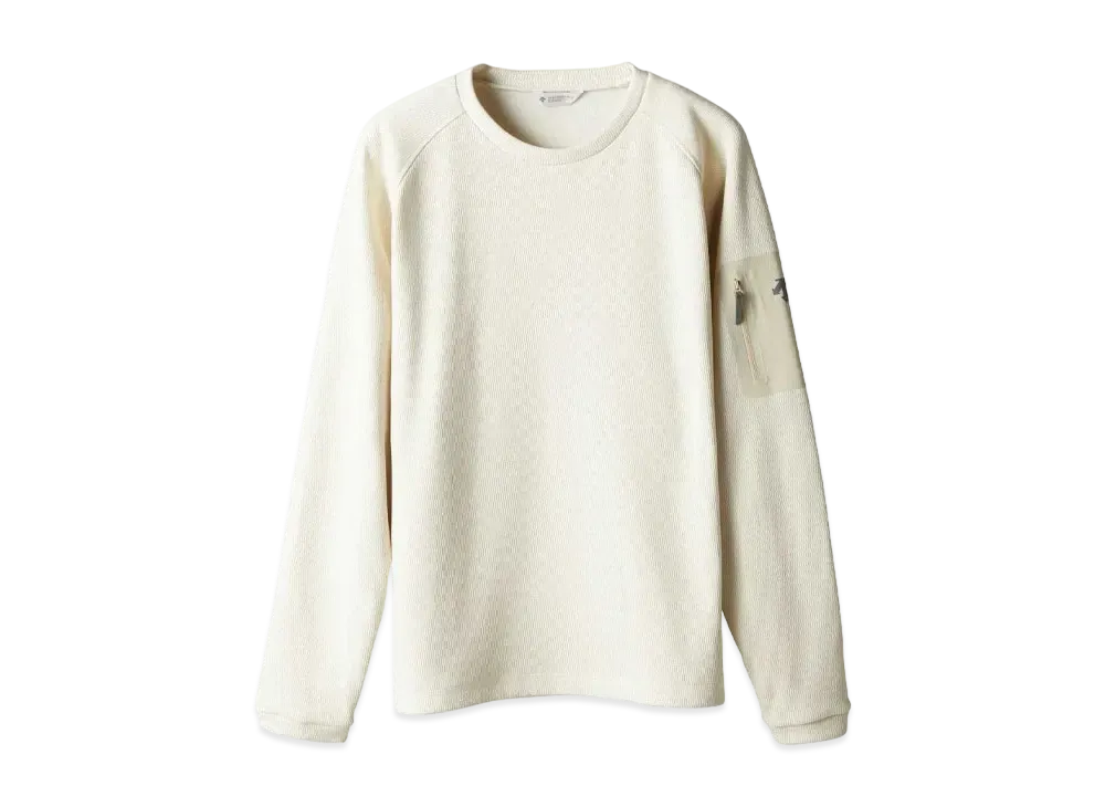 DESCENTE ALLTERRAIN Bomber L/S Crew "Snow White"