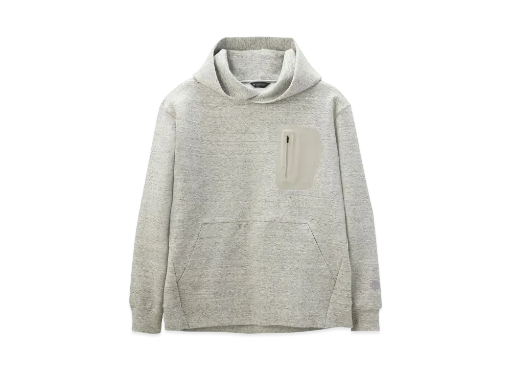 DESCENTE ALLTERRAIN 81 Melange Hoodie "Heatther White"
