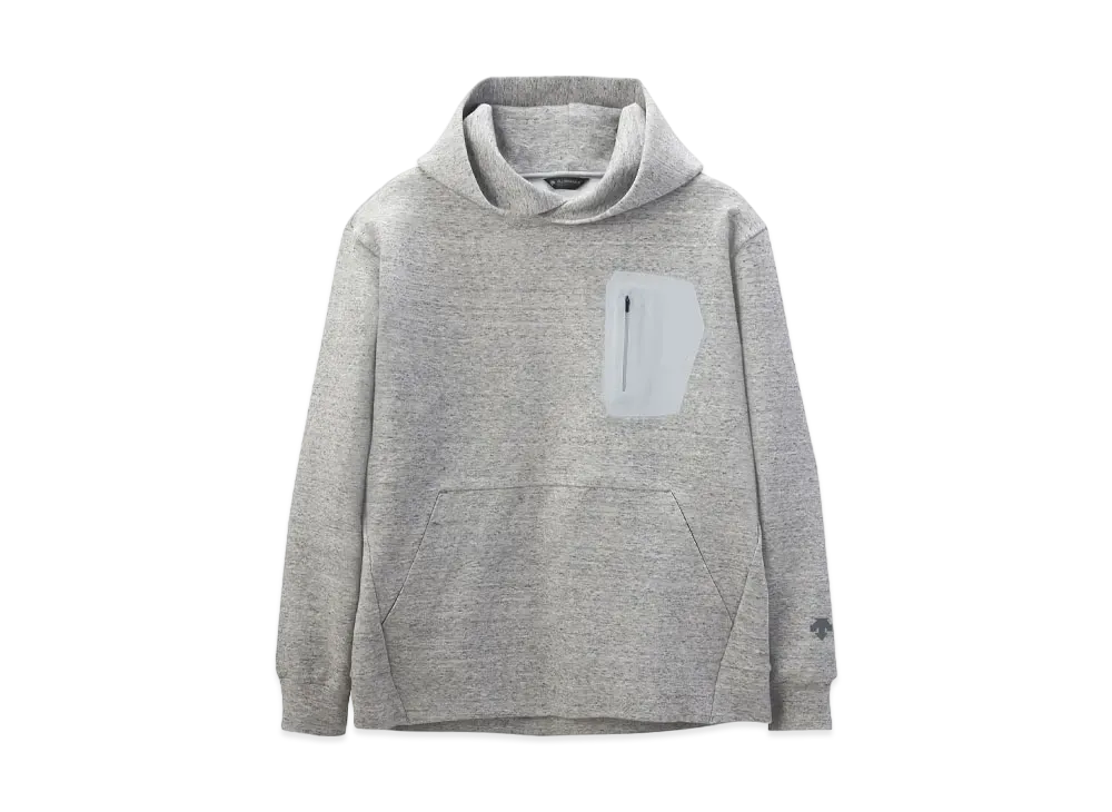 DESCENTE ALLTERRAIN 81 Melange Hoodie "Heather Gray"