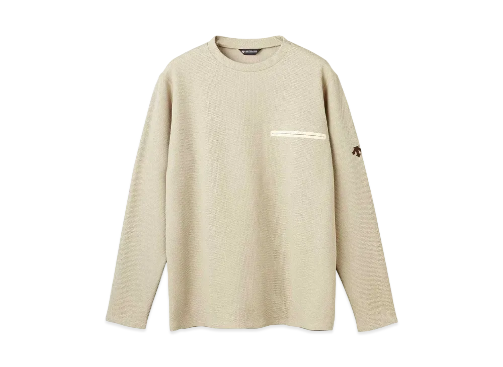 DESCENTE ALLTERRAIN 81 Thermal L/S Shirt "Light Beige"