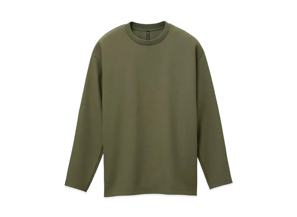 DESCENTE ALLTERRAIN I/O Stretch Twill L/S T-Shirts "Smoky Wood"