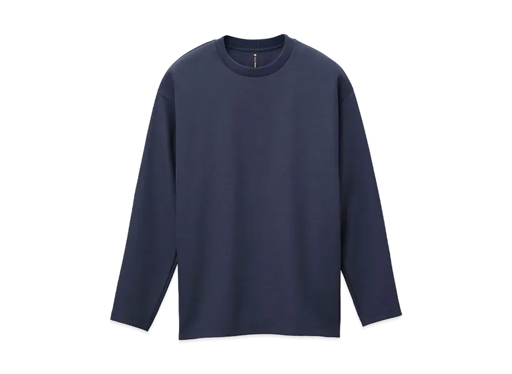 DESCENTE ALLTERRAIN I/O Stretch Twill L/S T-Shirts "Dark Navy"