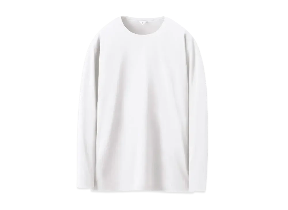 DESCENTE ALLTERRAIN Double Tailoring Crew Neck Shirts "White"