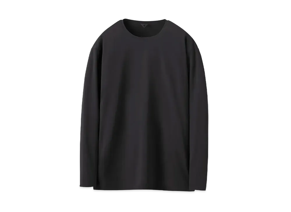 DESCENTE ALLTERRAIN Double Tailoring Crew Neck Shirts "Black"