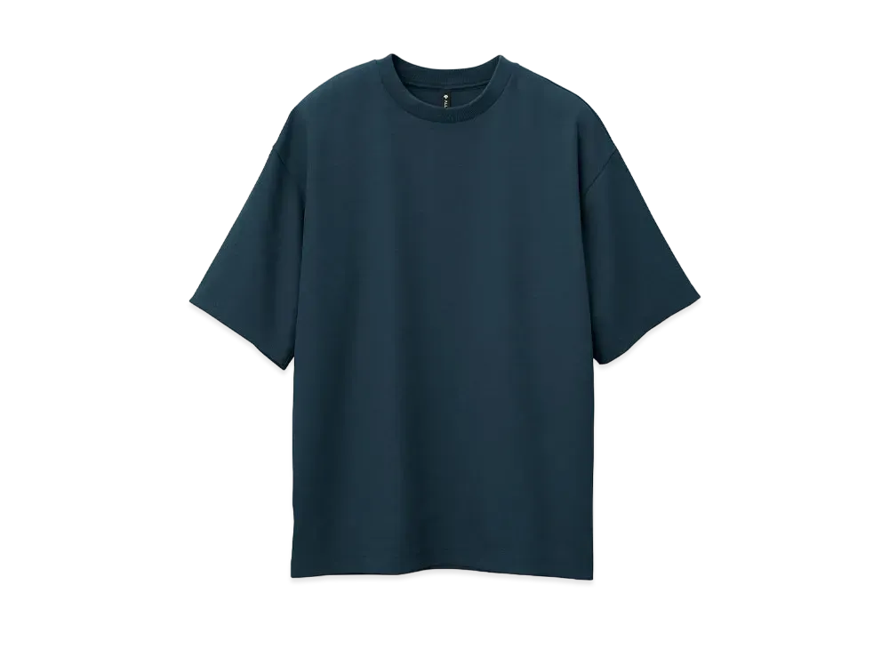 DESCENTE ALLTERRAIN I/O Stretch Twill H/S T-Shirts "Dark Green"