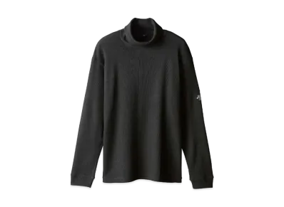 DESCENTE ALLTERRAIN 81 Waffle Wool Turtle Neck L/S Shirt "Black"