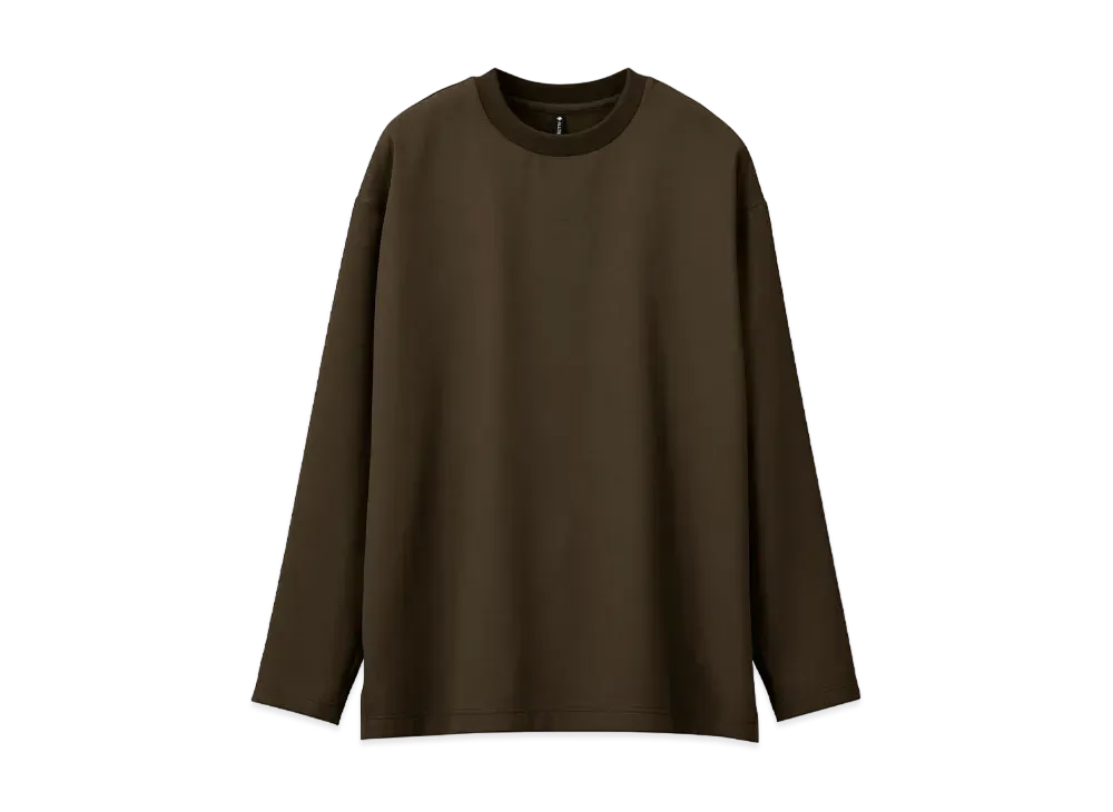 DESCENTE ALLTERRAIN I/O Stretch Sweat L/S T-Shirts "Demitasse Brown"