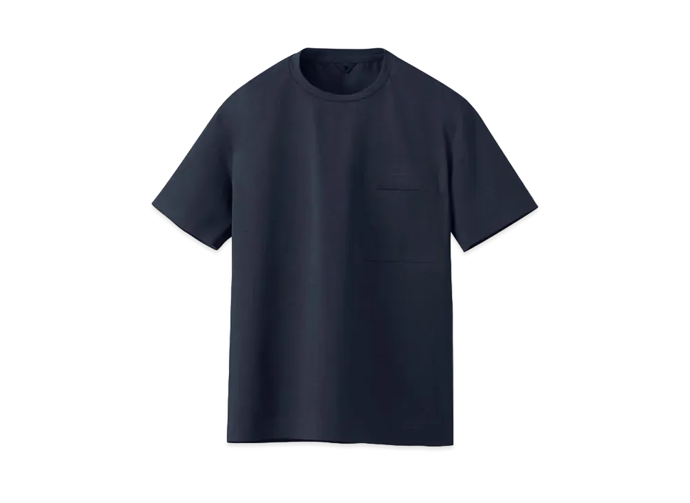 DESCENTE ALLTERRAIN Crean Cut Seamless T- Shirt "Navy"