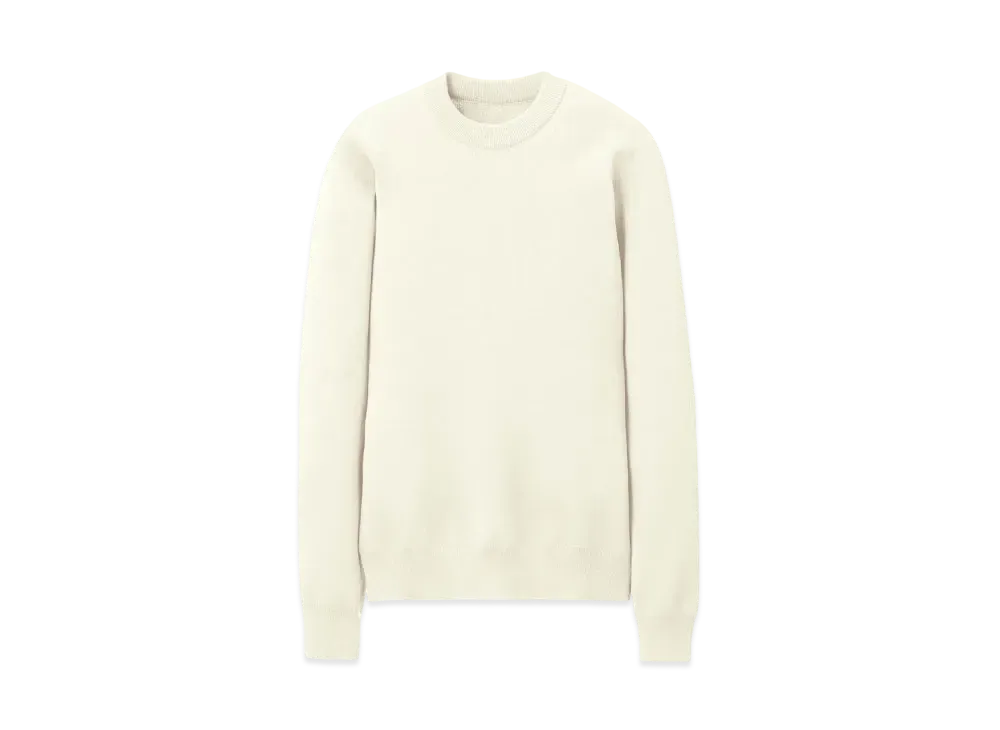 DESCENTE ALLTERRAIN L/S Crewneck Shirts "Unbleached White"