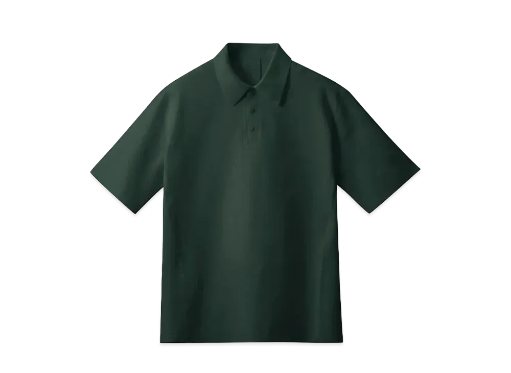 DESCENTE ALLTERRAIN Fusionknit Polo Shirts "Darkish Green"