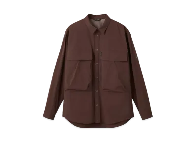 DESCENTE ALLTERRAIN 81 Over L/S Shirt "Red Brown"
