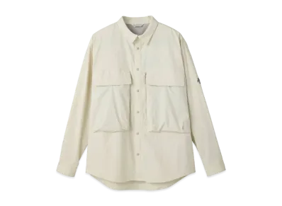 DESCENTE ALLTERRAIN 81 Over L/S Shirt "Sand White"