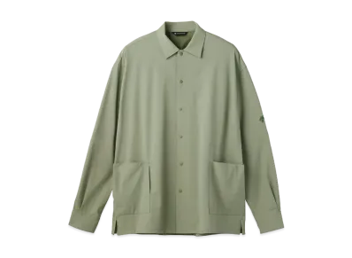 DESCENTE ALLTERRAIN 81 Open Collar L/S Shirt "Light Khaki"